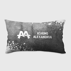 Подушка-антистресс Asking Alexandria - grey gradient по-горизонтали, цвет: 3D-принт