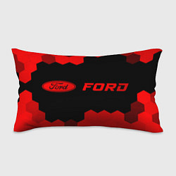 Подушка-антистресс Ford - red gradient по-горизонтали, цвет: 3D-принт