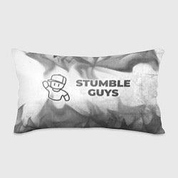 Подушка-антистресс Stumble Guys - white gradient по-горизонтали, цвет: 3D-принт