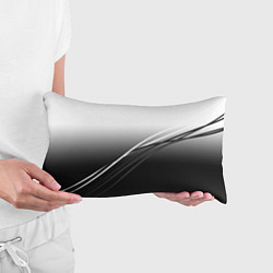 Подушка-антистресс Градиент с полосами из белого в тёмный, цвет: 3D-принт — фото 2