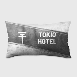 Подушка-антистресс Tokio Hotel - grey gradient по-горизонтали, цвет: 3D-принт