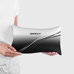 Подушка-антистресс Geely градиент из белого в тёмный с полосами, цвет: 3D-принт — фото 2