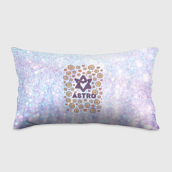 Подушка-антистресс Astro логотип - ромашки и сердечки, цвет: 3D-принт