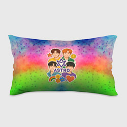 Подушка-антистресс Astro коллаж из стикеров, цвет: 3D-принт