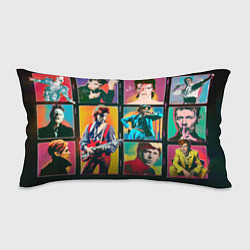 Подушка-антистресс David Bowie vintage collage, цвет: 3D-принт