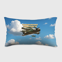 Подушка-антистресс Bombardino Crocodillo мем, цвет: 3D-принт