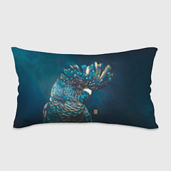 Подушка-антистресс Попугай акварельный - big picture, цвет: 3D-принт