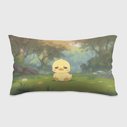 Подушка-антистресс Маленький утенок на поляне, цвет: 3D-принт