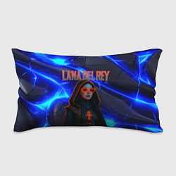 Подушка-антистресс Lana Del Rey киберпанк, цвет: 3D-принт