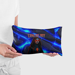 Подушка-антистресс Lana Del Rey киберпанк, цвет: 3D-принт — фото 2