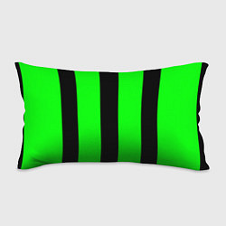 Подушка-антистресс Color green black line, цвет: 3D-принт