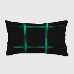 Подушка-антистресс Neon green light blue, цвет: 3D-принт