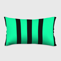 Подушка-антистресс Color turquoise black line