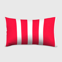 Подушка-антистресс Color red white line, цвет: 3D-принт