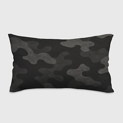 Подушка-антистресс Черно-серый камуфляж, цвет: 3D-принт