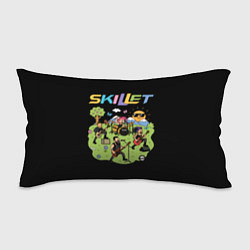 Подушка-антистресс Скиллет мультяшный стиль, цвет: 3D-принт