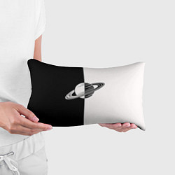 Подушка-антистресс Сатурн черно-белый, цвет: 3D-принт — фото 2