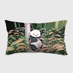 Подушка-антистресс Панда в лесу, цвет: 3D-принт