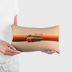 Подушка-антистресс ПАЗ 652 ретро автобус поп-арт, цвет: 3D-принт — фото 2