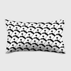 Подушка-антистресс Три буквы: чёрные, цвет: 3D-принт