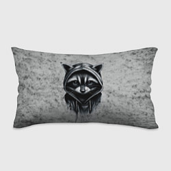 Подушка-антистресс Милый енот в капюшоне, цвет: 3D-принт