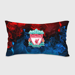 Подушка-антистресс Liverpool огненный дым текстура, цвет: 3D-принт