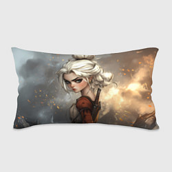 Подушка-антистресс Цири в мультяшном стиле, цвет: 3D-принт