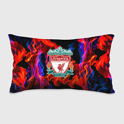 Подушка-антистресс Liverpool огненный стиль текстура, цвет: 3D-принт