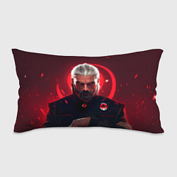 Подушка-антистресс Ведьмак красные искры, цвет: 3D-принт