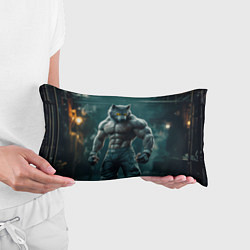 Подушка-антистресс Волк уличный боец, цвет: 3D-принт — фото 2
