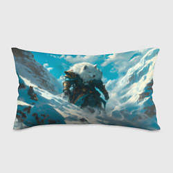 Подушка-антистресс Воин волк, цвет: 3D-принт