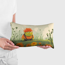 Подушка-антистресс Маленький Шрек с рыжими волосами, цвет: 3D-принт — фото 2