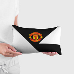 Подушка-антистресс Манчестер Юнайтед полосы, цвет: 3D-принт — фото 2