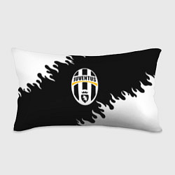 Подушка-антистресс Juventus белый огонь текстура, цвет: 3D-принт