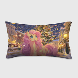 Подушка-антистресс Милая пони и новый год, цвет: 3D-принт