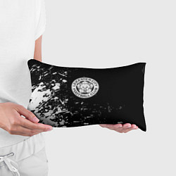 Подушка-антистресс Лестер сити краски белые, цвет: 3D-принт — фото 2