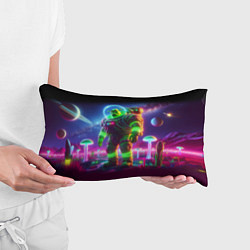 Подушка-антистресс Космонавт Шрук в неоновом скафандре на загадочной, цвет: 3D-принт — фото 2
