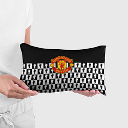 Подушка-антистресс Манчестер Юнайтед люди паттерн, цвет: 3D-принт — фото 2