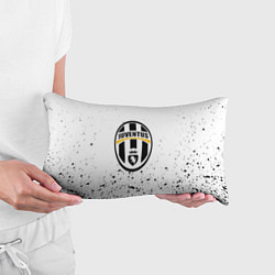 Подушка-антистресс Juventus краски текстура всплеск, цвет: 3D-принт — фото 2