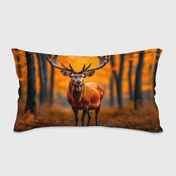 Подушка-антистресс Осенний лес с оленем, цвет: 3D-принт