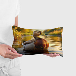 Подушка-антистресс Утка на пруду, цвет: 3D-принт — фото 2