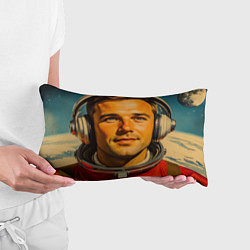 Подушка-антистресс Космический взгляд в наушниках, цвет: 3D-принт — фото 2