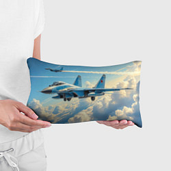 Подушка-антистресс Истребители в небесной лазури, цвет: 3D-принт — фото 2