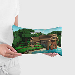 Подушка-антистресс Minecraft House, цвет: 3D-принт — фото 2