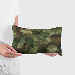 Подушка-антистресс Полигональный камуфляж, цвет: 3D-принт — фото 2