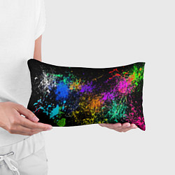 Подушка-антистресс Брызги красок, цвет: 3D-принт — фото 2