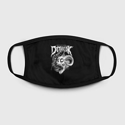 Маска для лица Dethklok: Goat Skull цвета 3D-принт — фото 2