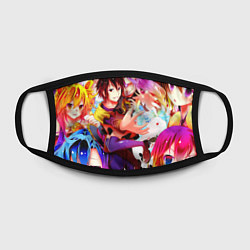 Маска для лица No Game No Life, цвет: 3D-принт — фото 2