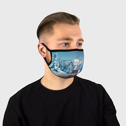 Маска для лица Sans Winter, цвет: 3D-принт