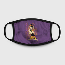 Маска для лица JoJo Bizarre Adventure, цвет: 3D-принт — фото 2